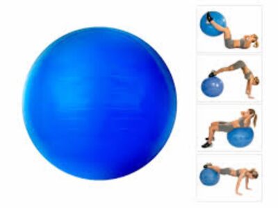 BOLA INFLÁVEL PARA EXERCÍCIOS DIVERSOS DE FITNESS PILATES/ YOGA /ALONGAMENTOS E OUTROS - Image 2