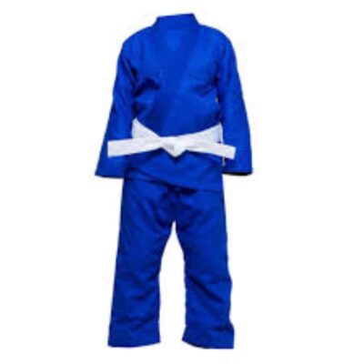 KIMÔNO ADULTO NORMAL JIU JITSU / JUDÔ COM FAIXA BRANCA