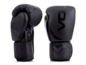 LUVA DE BOXE MUAY THAI KICKBOXING TRAINING 14OZ PRETA VOLLO
