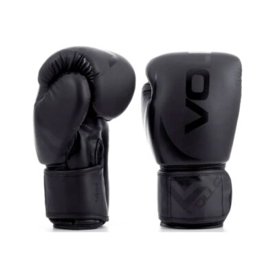 LUVA DE BOXE MUAY THAI KICKBOXING TRAINING 14OZ PRETA VOLLO